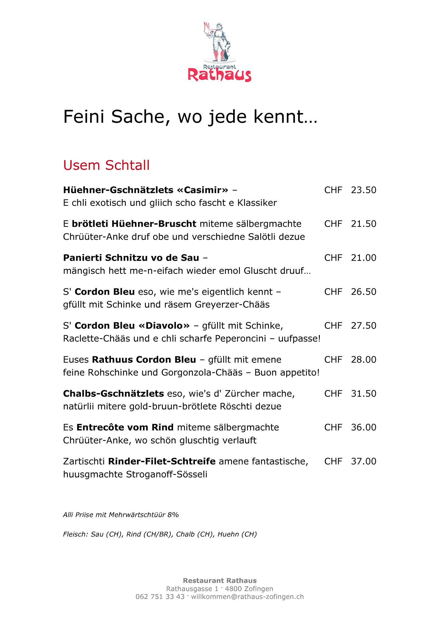 Menu di Rathaus 