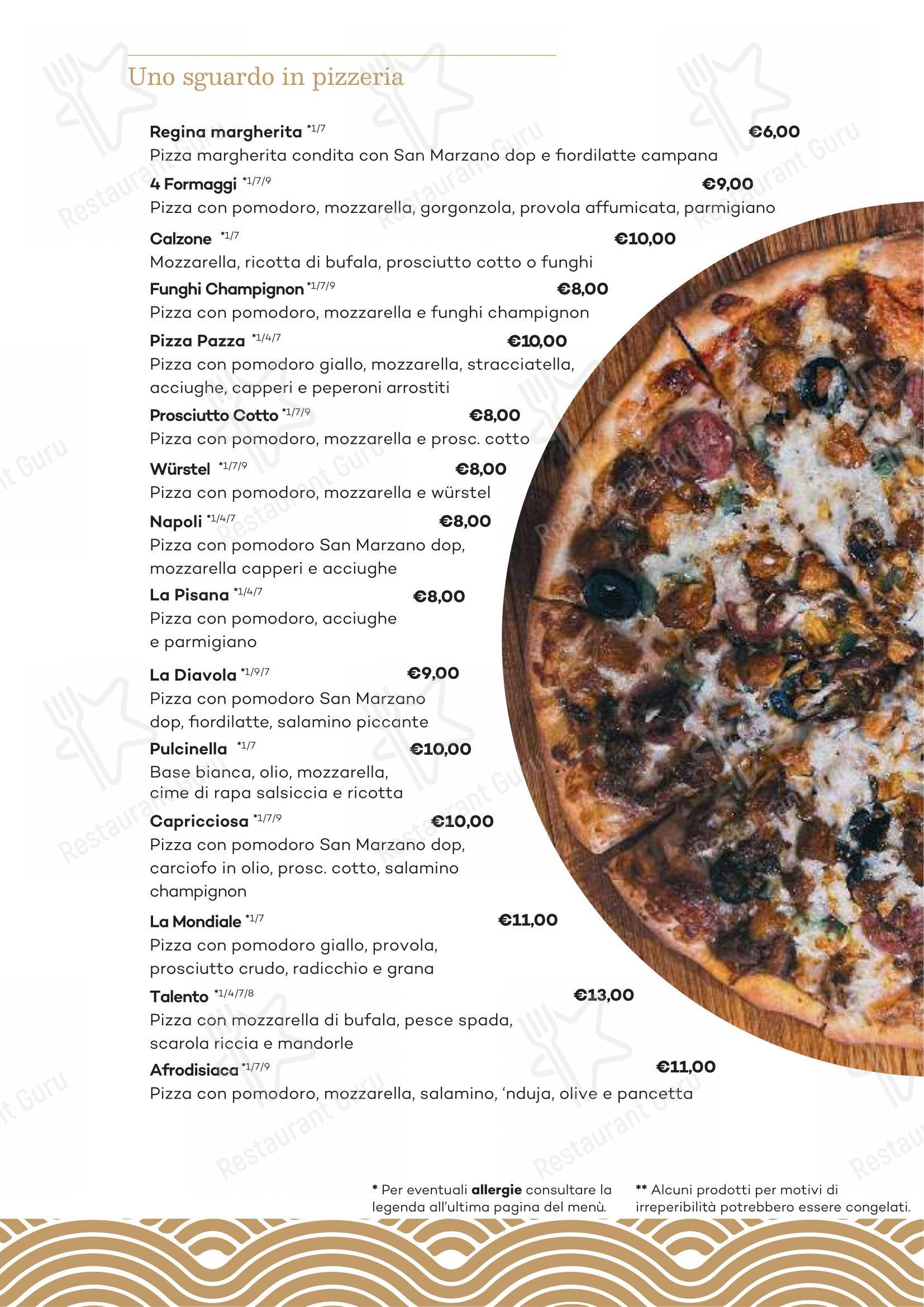 菜单 per Ristorante Pizzeria Da Rino ristorante