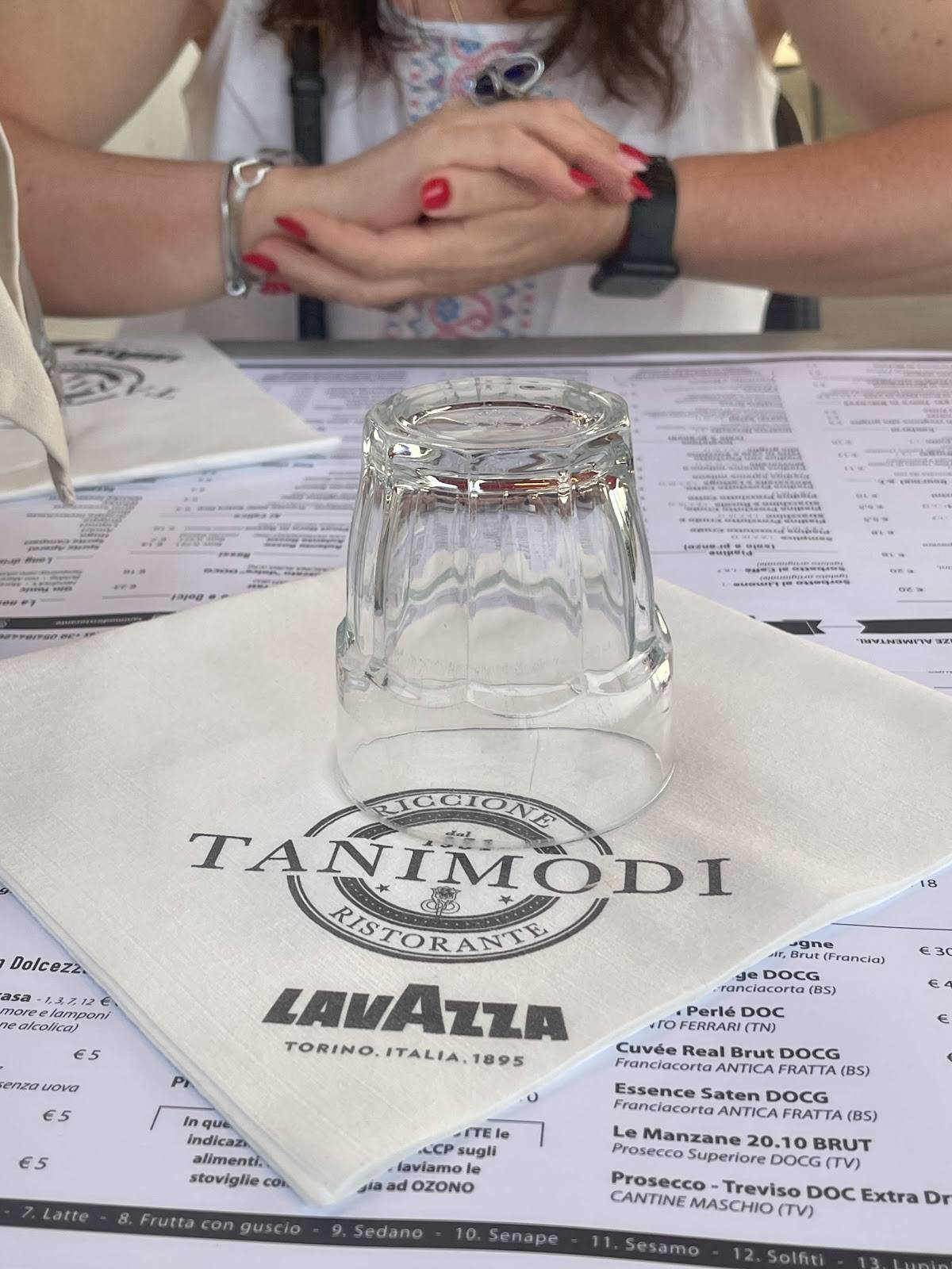 Menu di Ristorante Tanimodi 