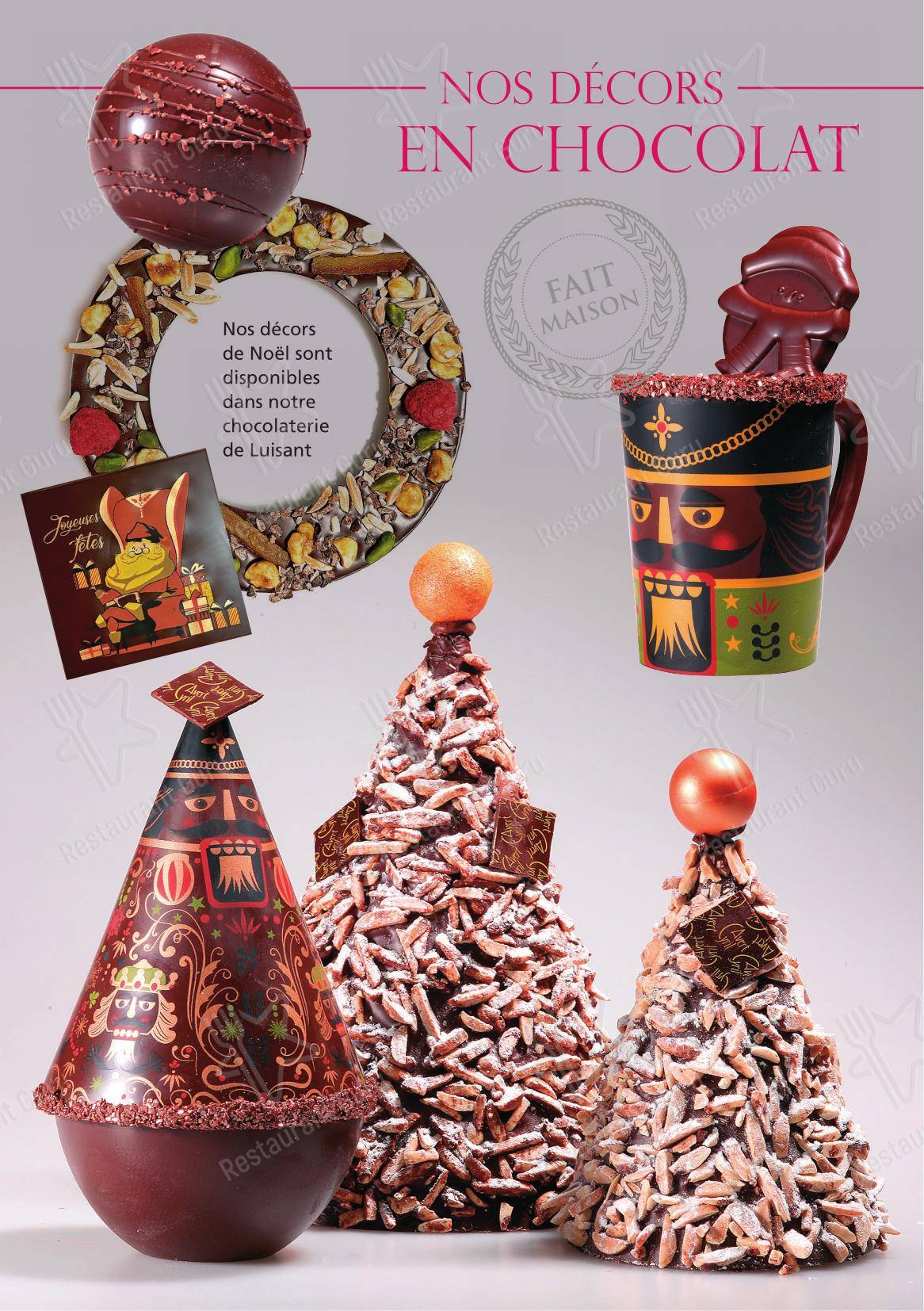 Menu pour Le Rive's SARL - Menu