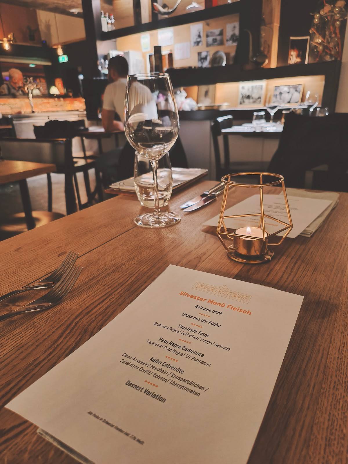 Menu di Restaurant Bistro Riffraff 