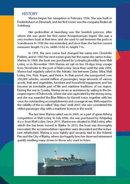 Menu di Botel Marina Rijeka 