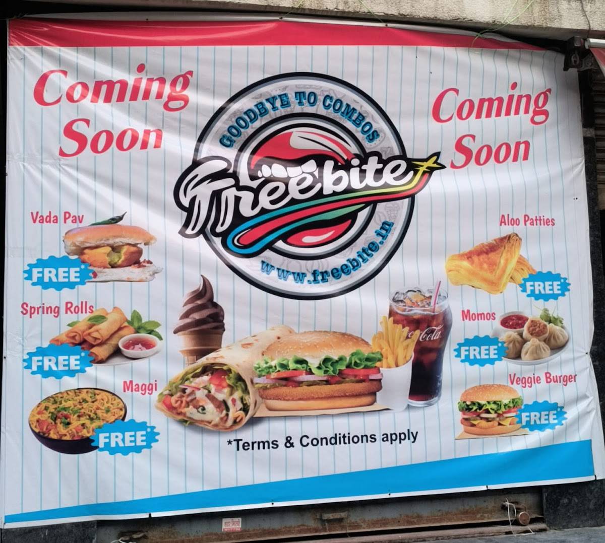 The Freebite Cafe menu