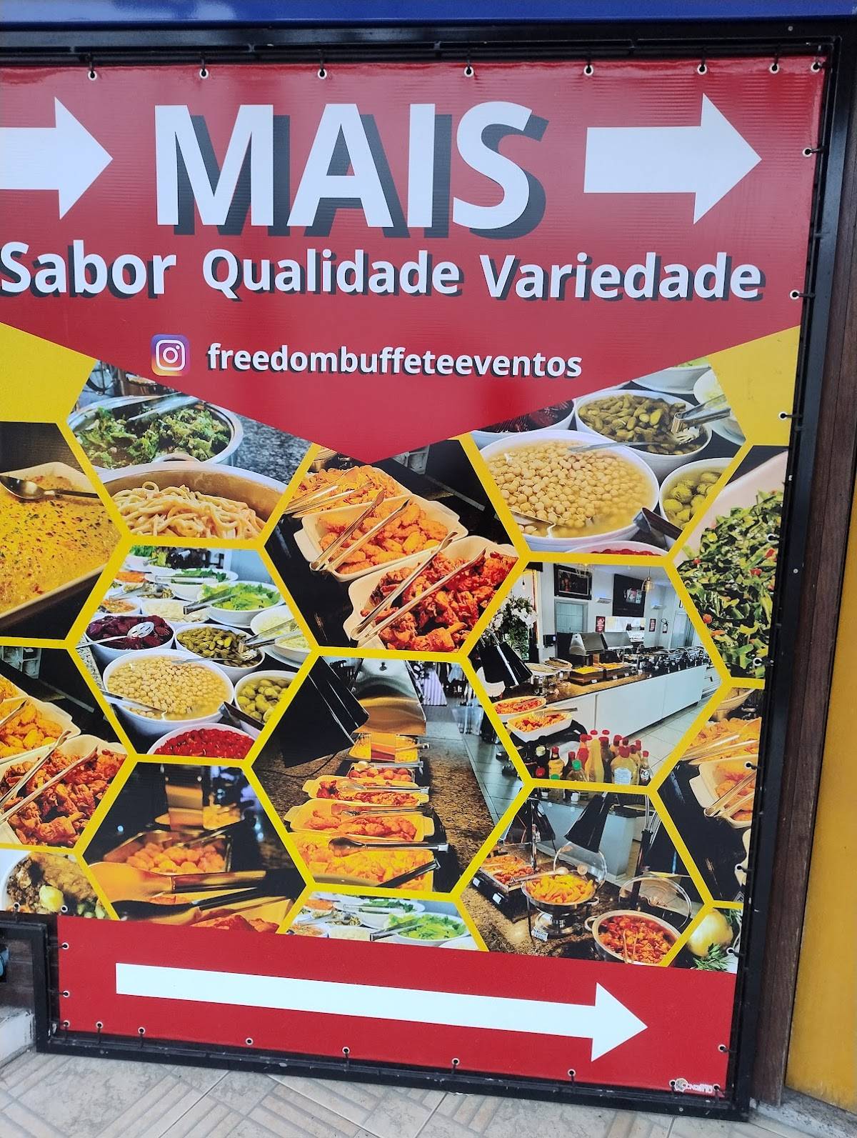 Freedom Buffet e Eventos cardápio