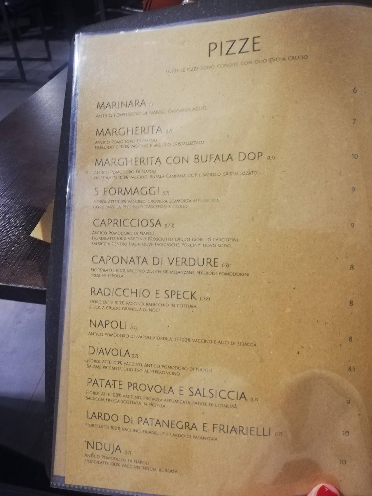 Menu di Grano - Pizzeria Semi-Integrale 