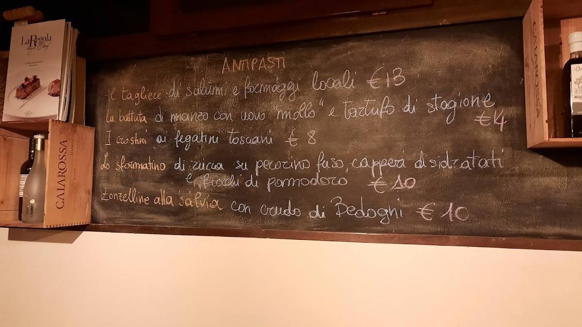 Menu di L'Oliveta Riparbella 