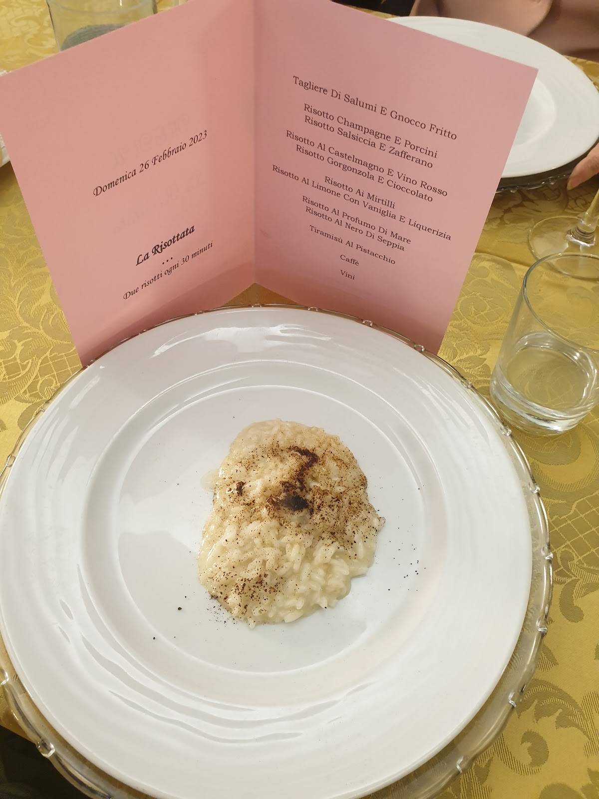 Menu di Ristorante Bella Riva 