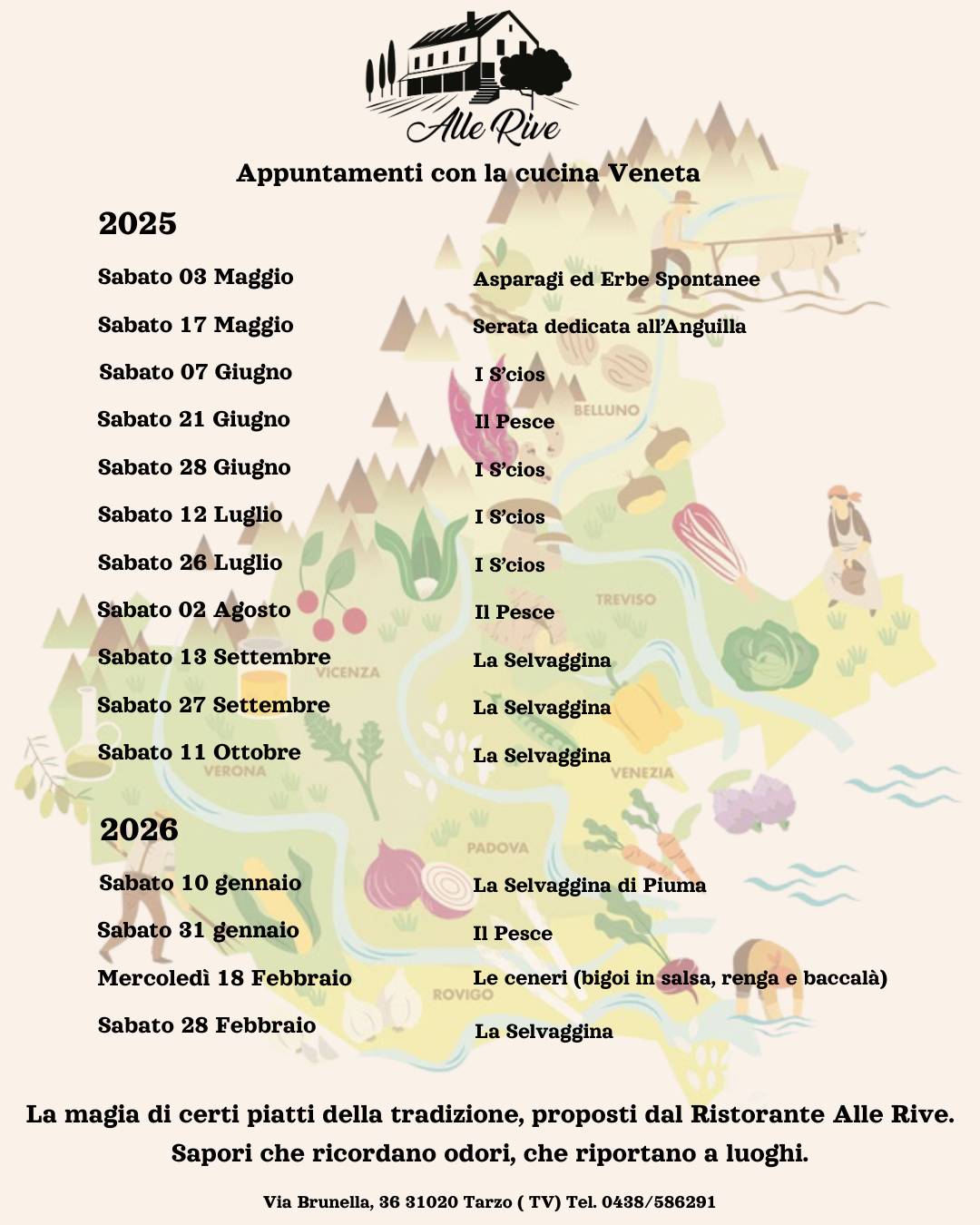 Menu di Ristorante Alle Rive 