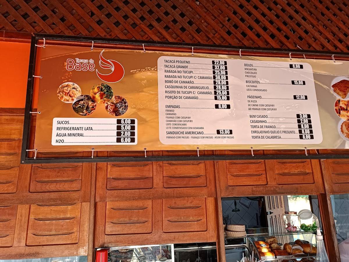 Tacacá da Base cardápio