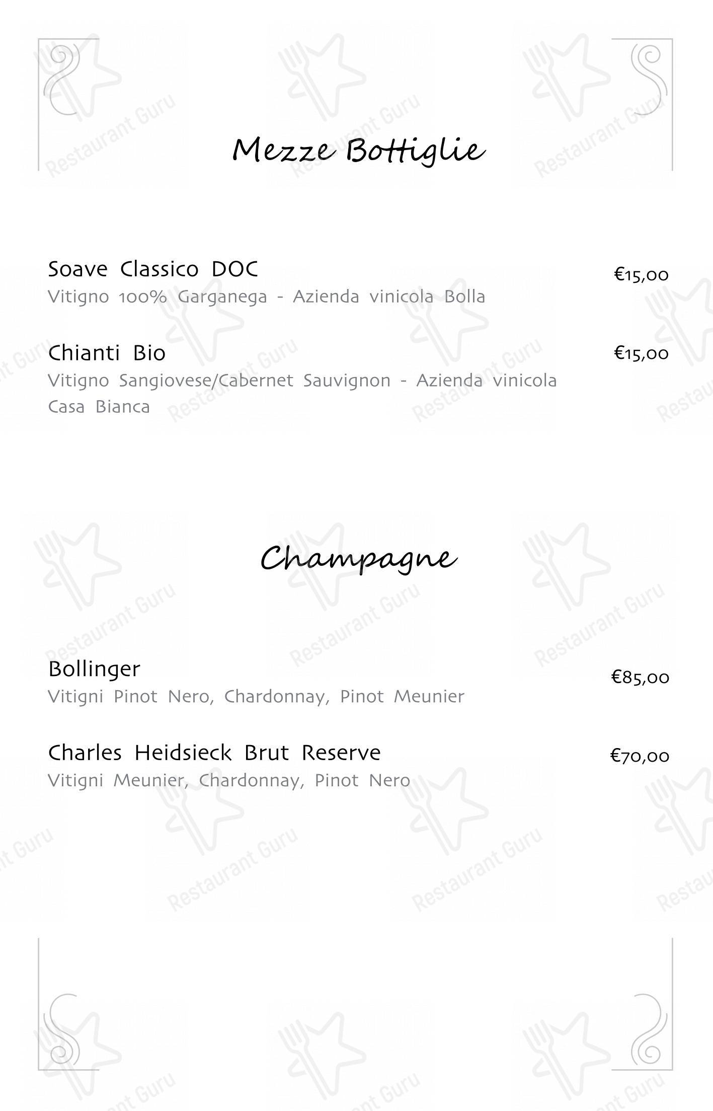 菜单 pour Roccocò dans Segrate