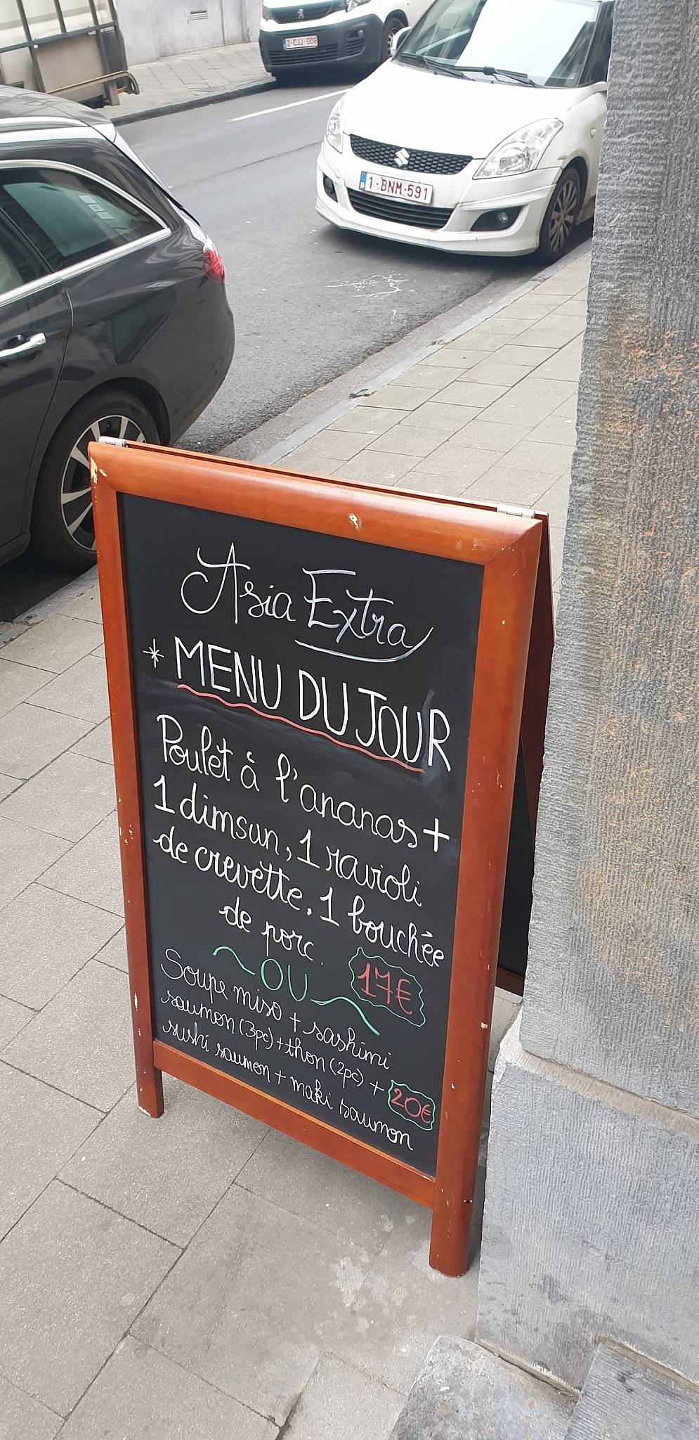 Menu de Asia Extra