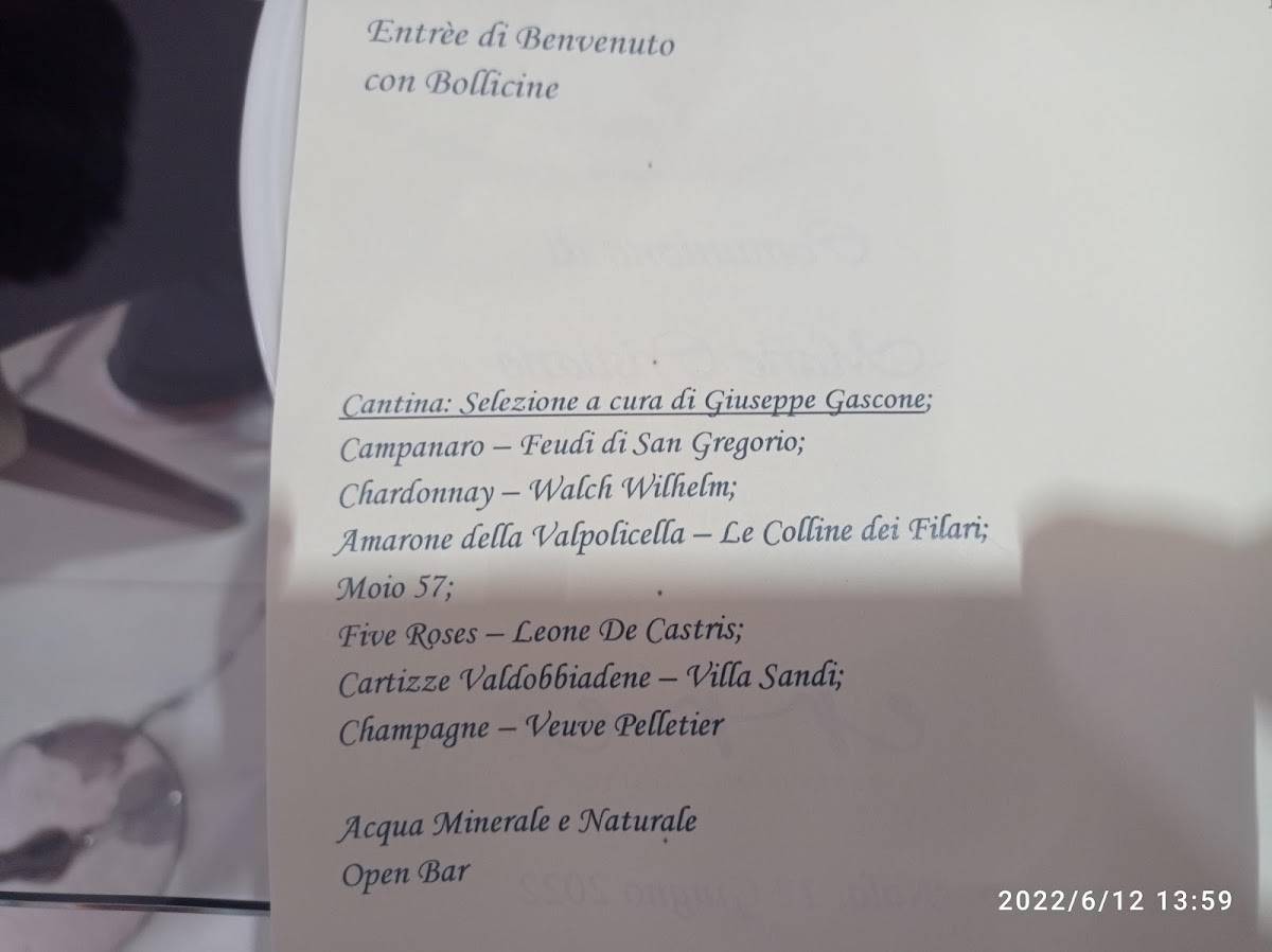 Menu di ERRE - Restaurant & Rooftop 