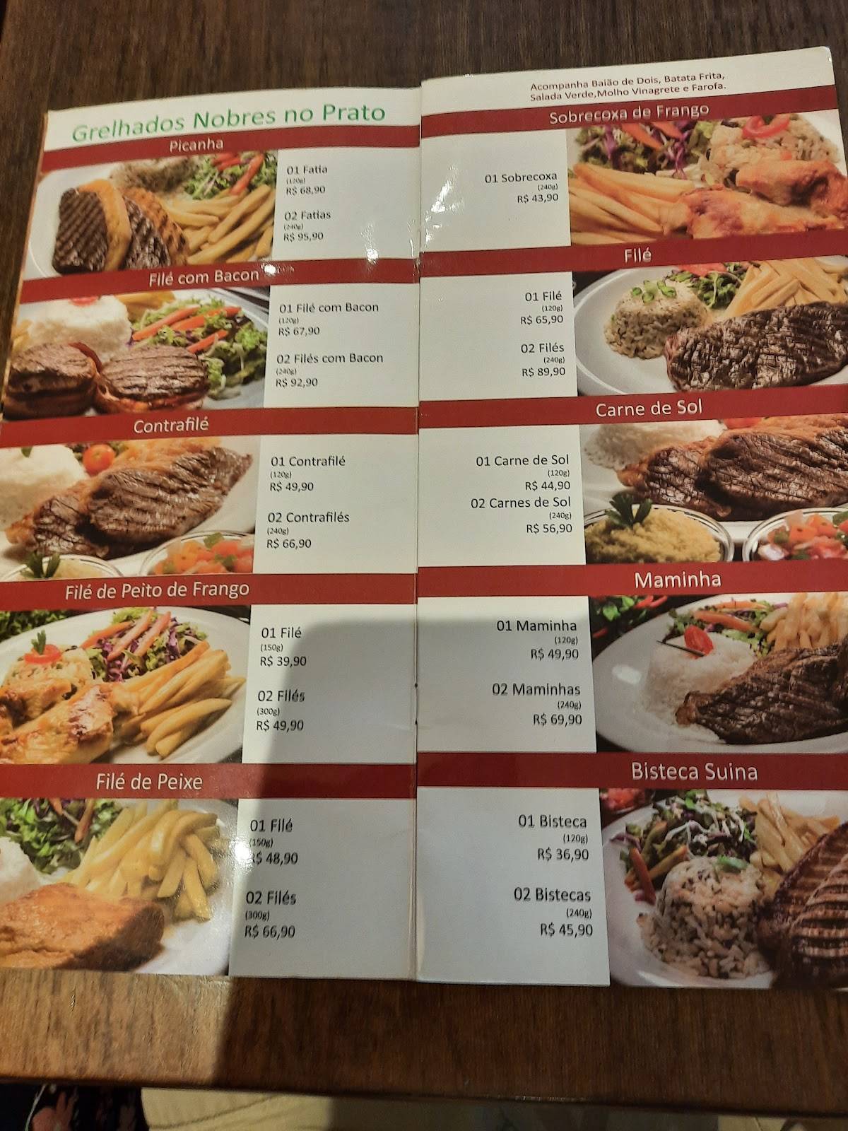 Fast Grill cardápio