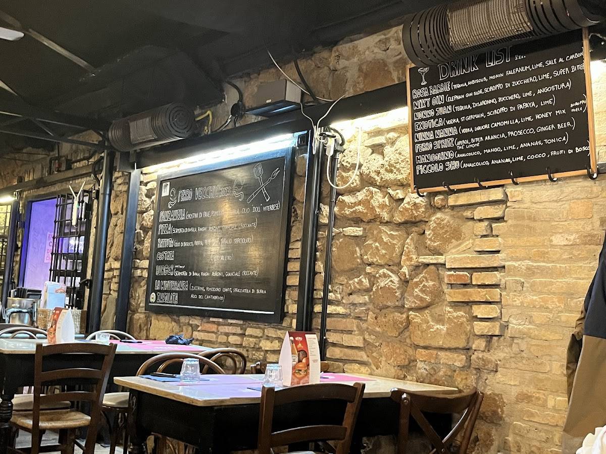 Menu di ferrovecchio 