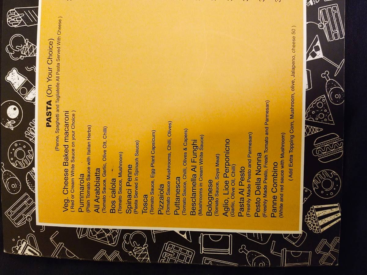 LITTLE ITALY RISTORANTE menu