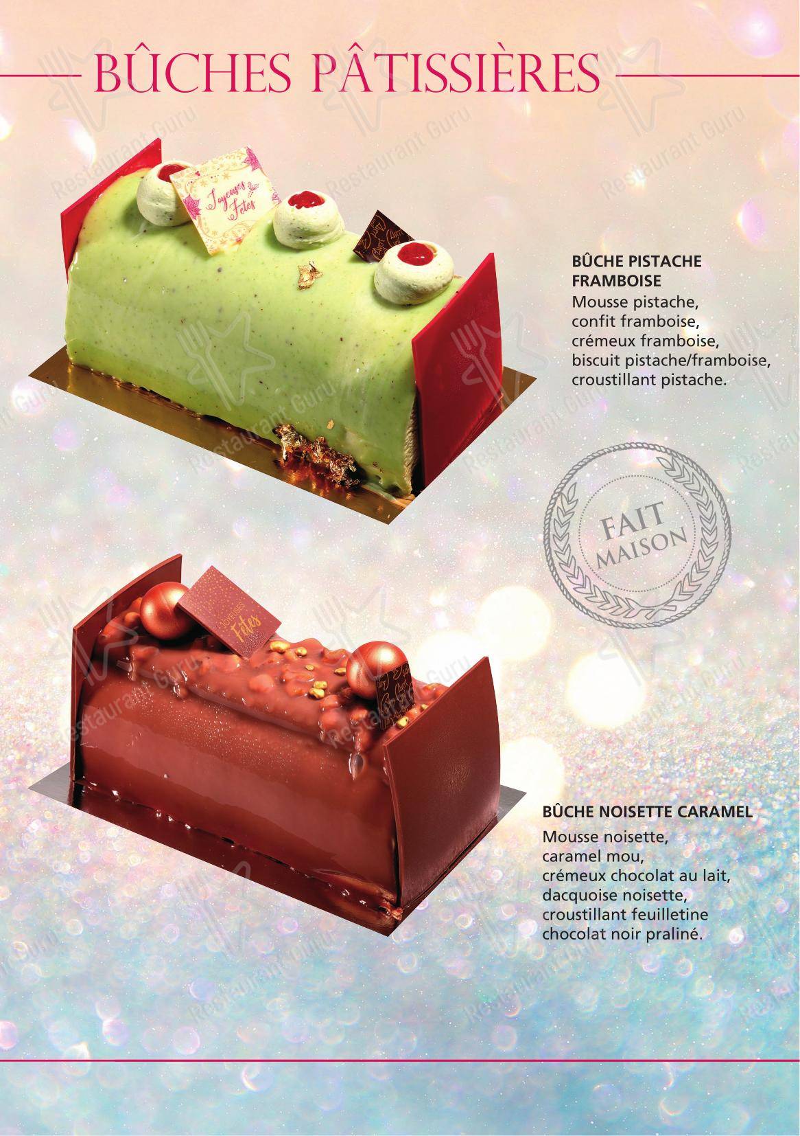 Menu pour Le Rive's SARL - Menu