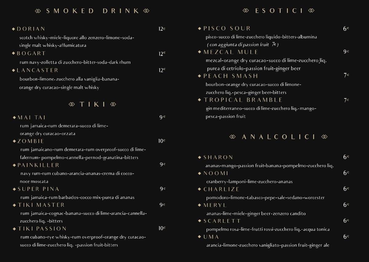 Menu di Midnight 