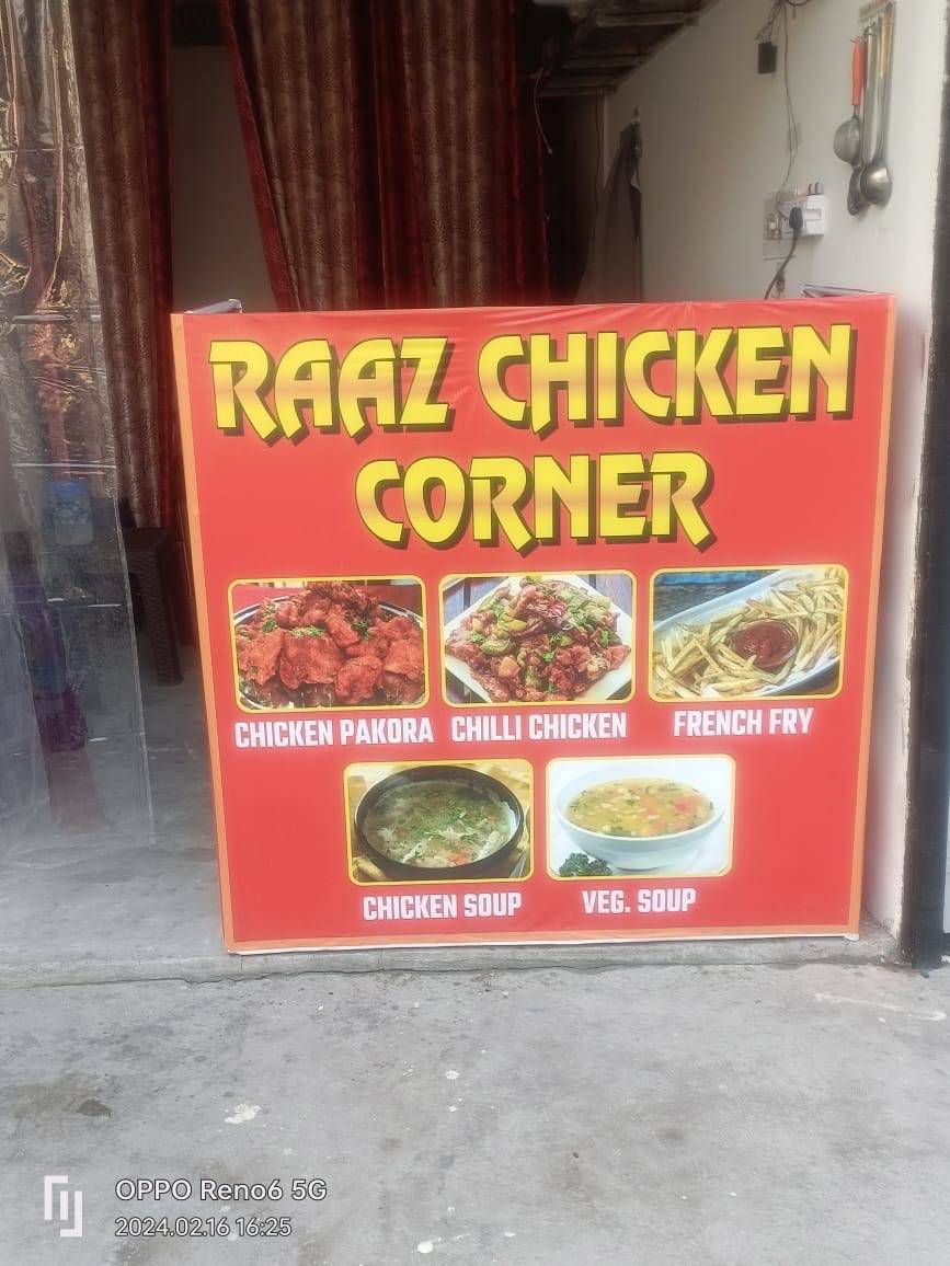 Raaz Fast Food menu