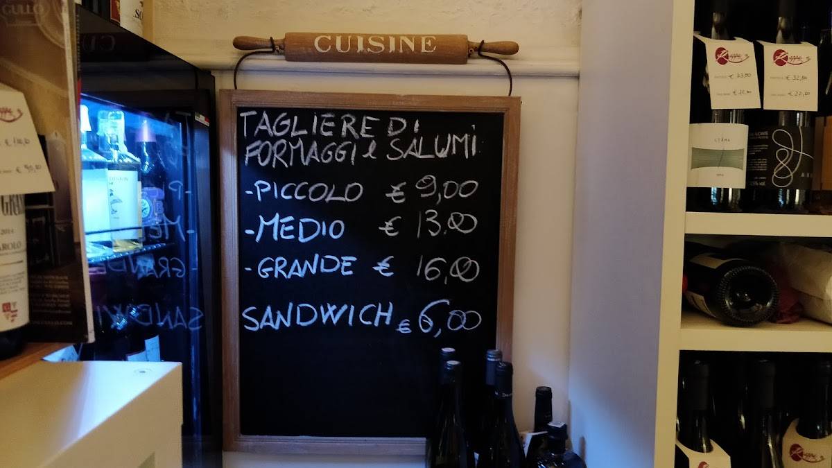 Menu de Rappa Enoteca