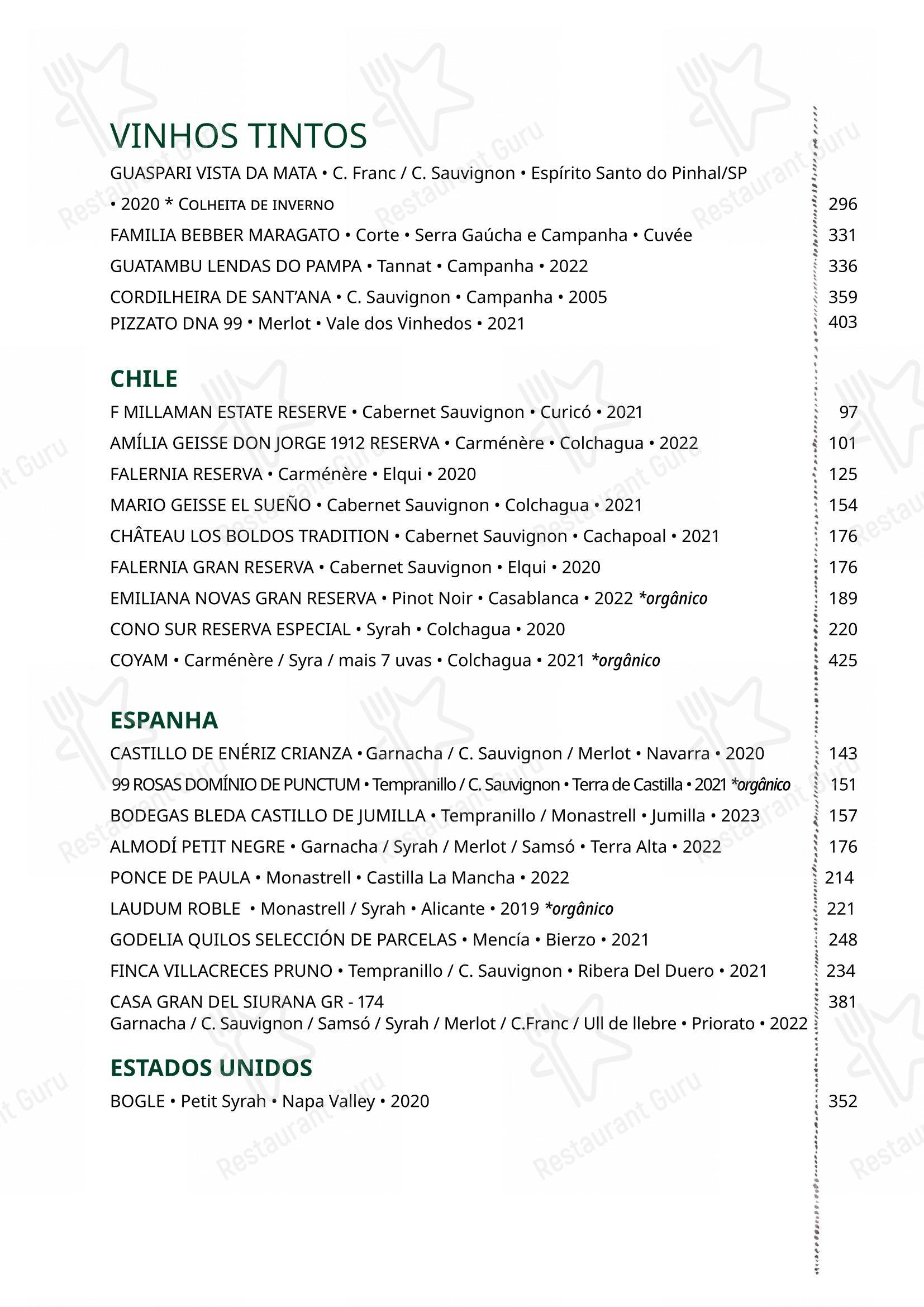 At Home Catering Menu para Ráscal Higienópolis em São Paulo