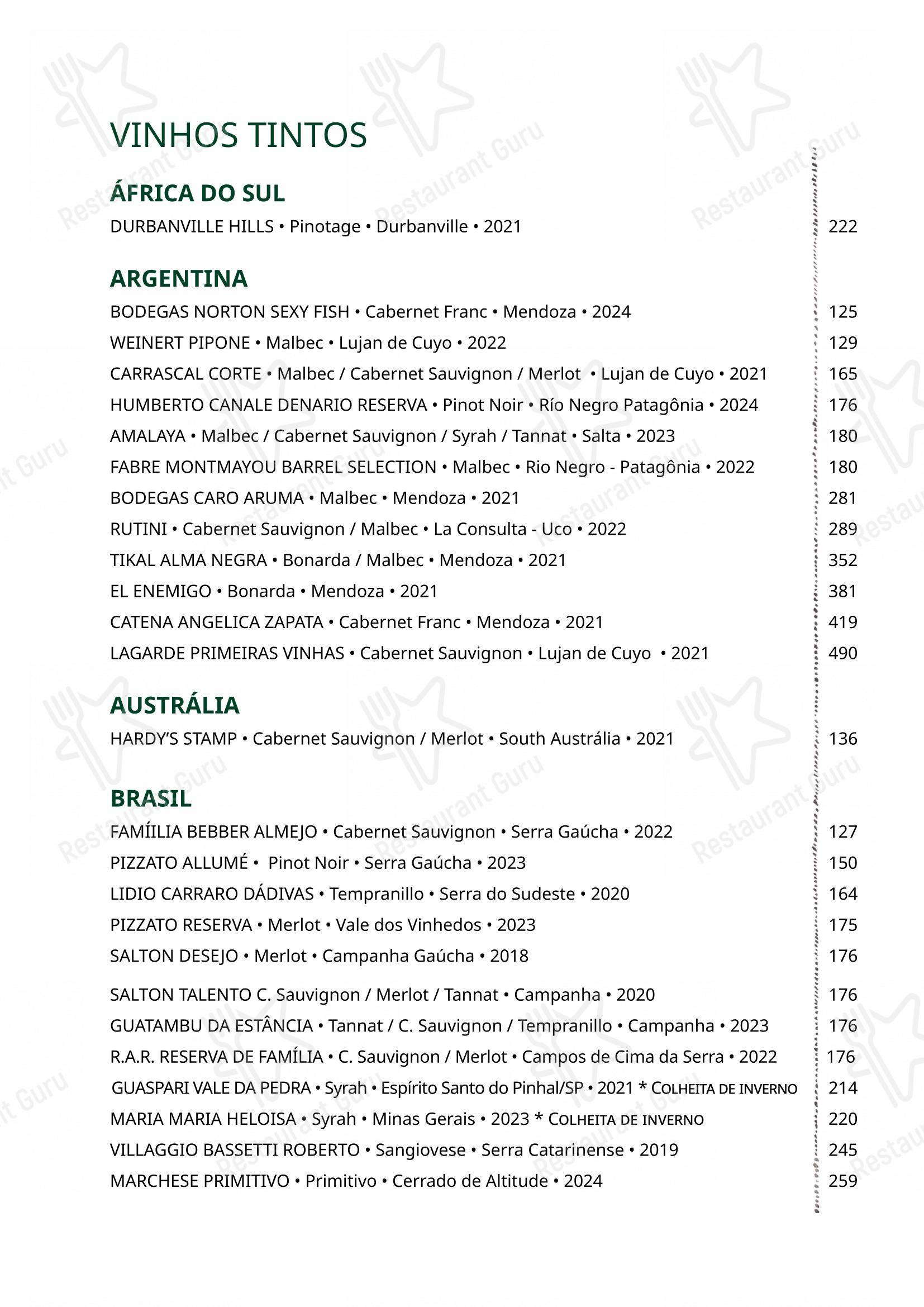 Ráscal Higienópolis em São Paulo - At Home Catering Menu