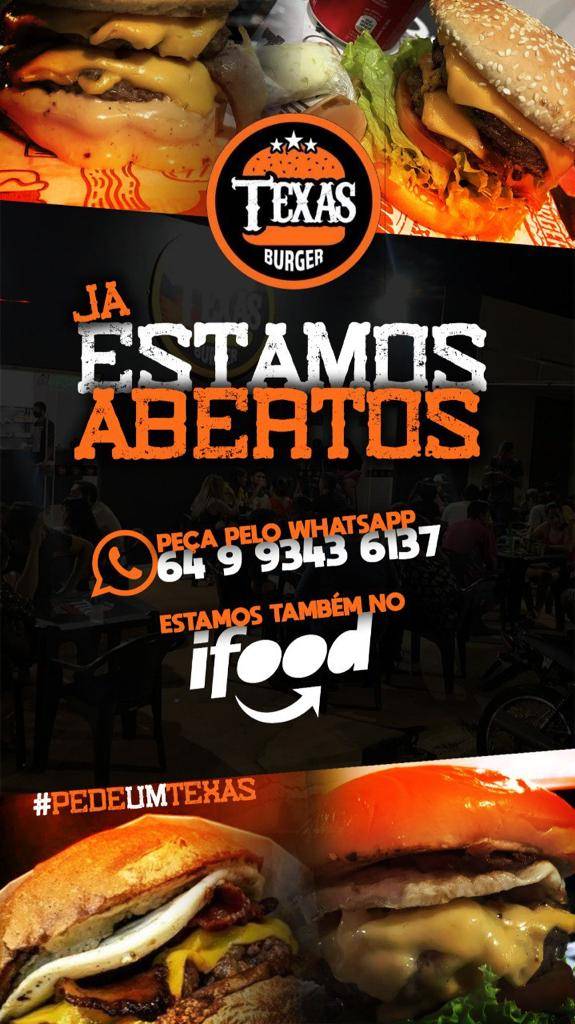 Texas Burger cardápio