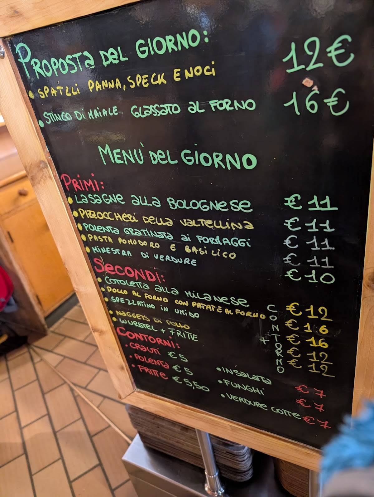 Menu di Ristorante Bar Prà Rodont 