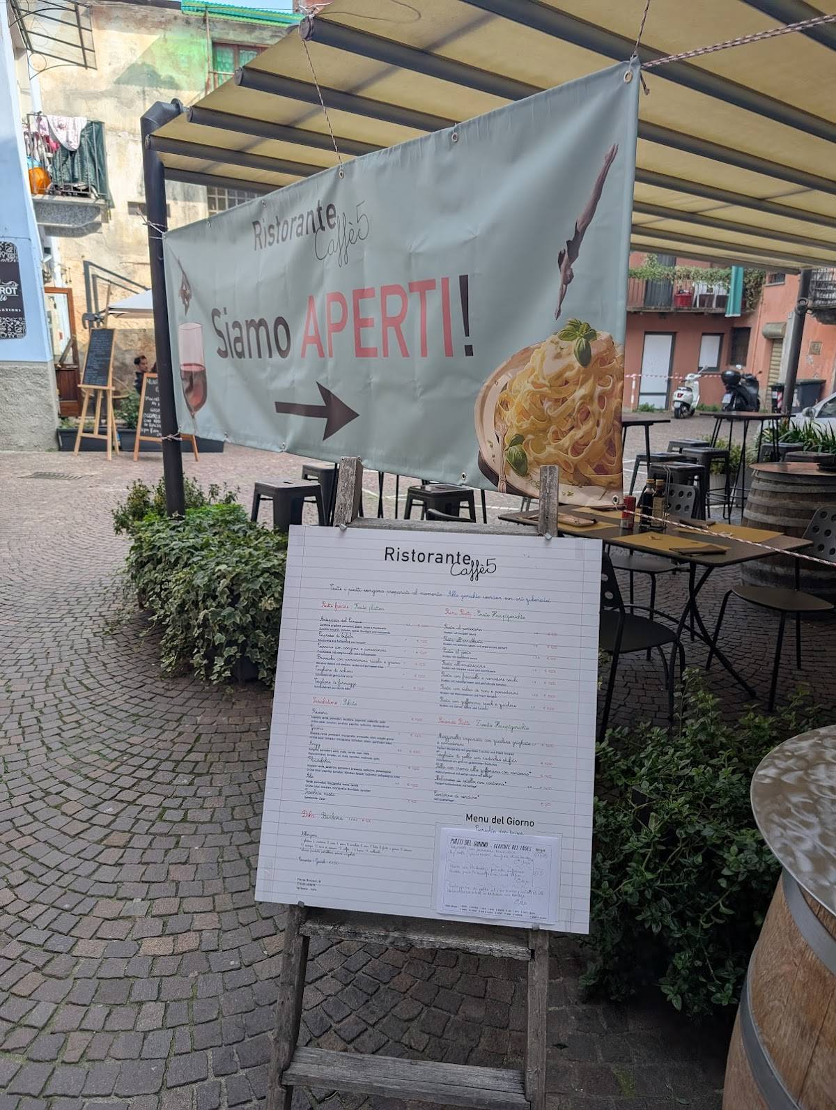 Menu di Ristorante Caffè Cinque 