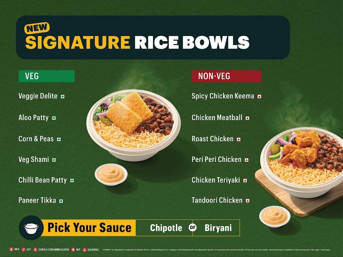 Subway Rcube Monad menu