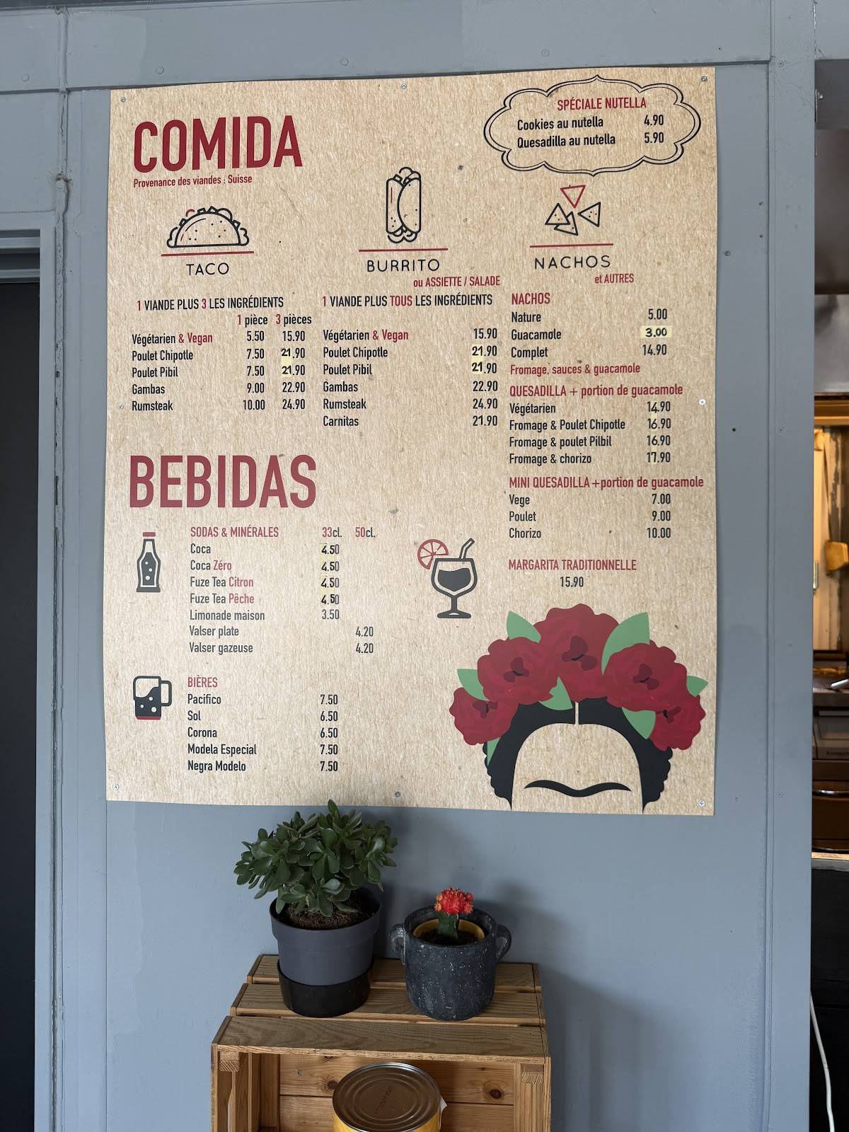 Menu di Taco Rico 