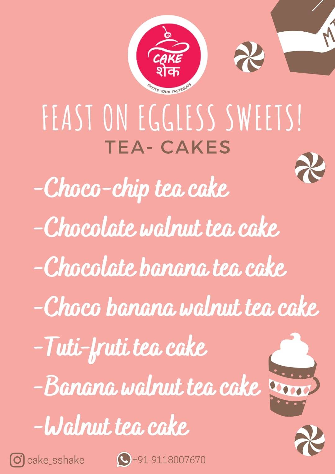 cake-sshake menu