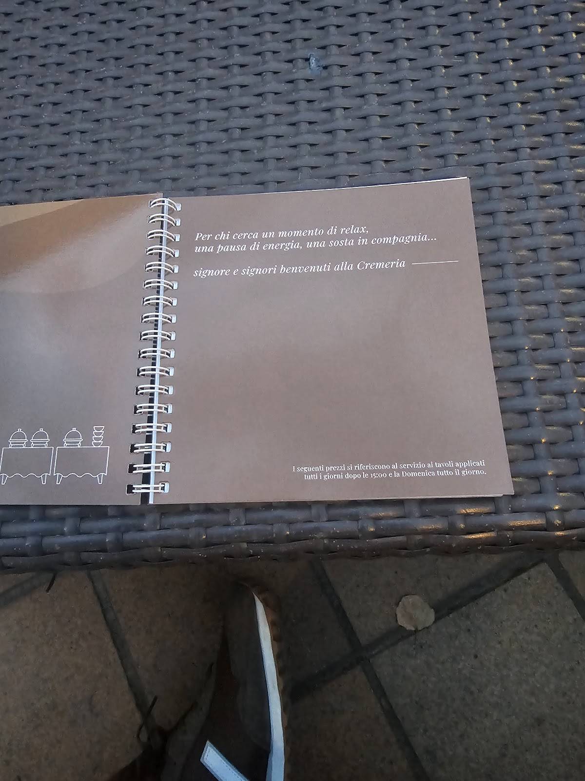 Menu di Coccodè Cream 