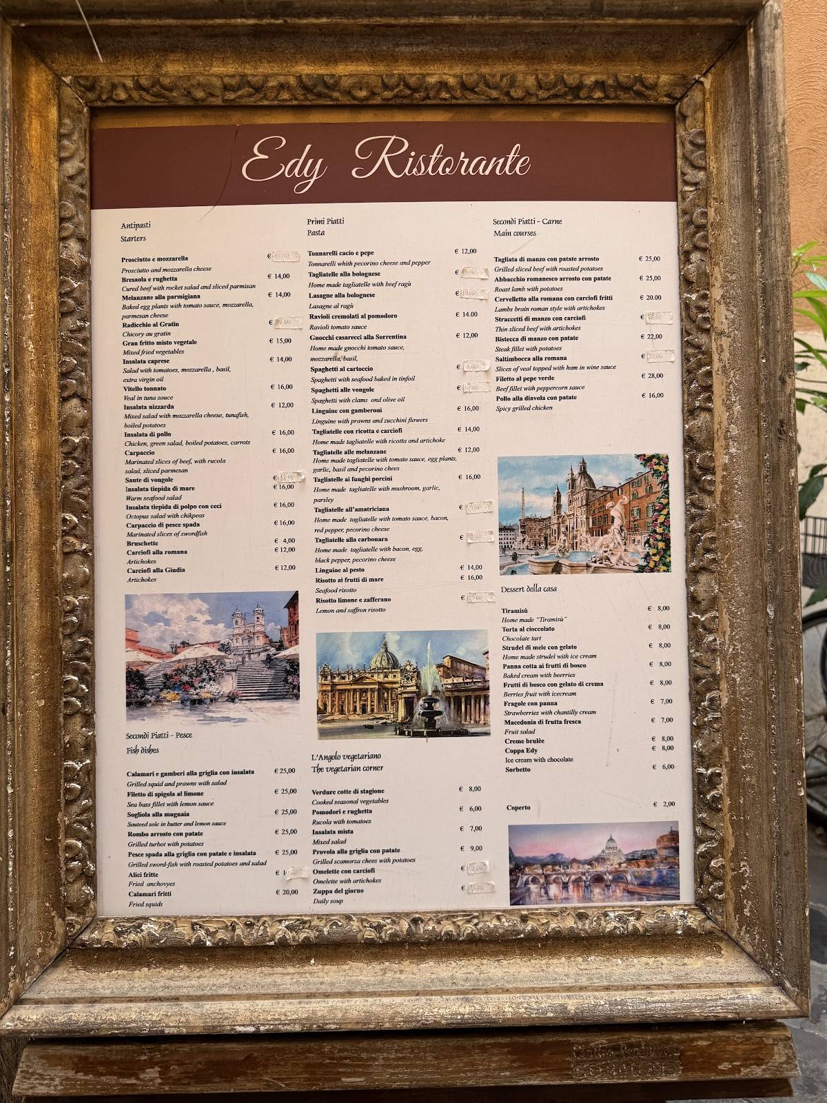 Menu di Edy Ristorante 
