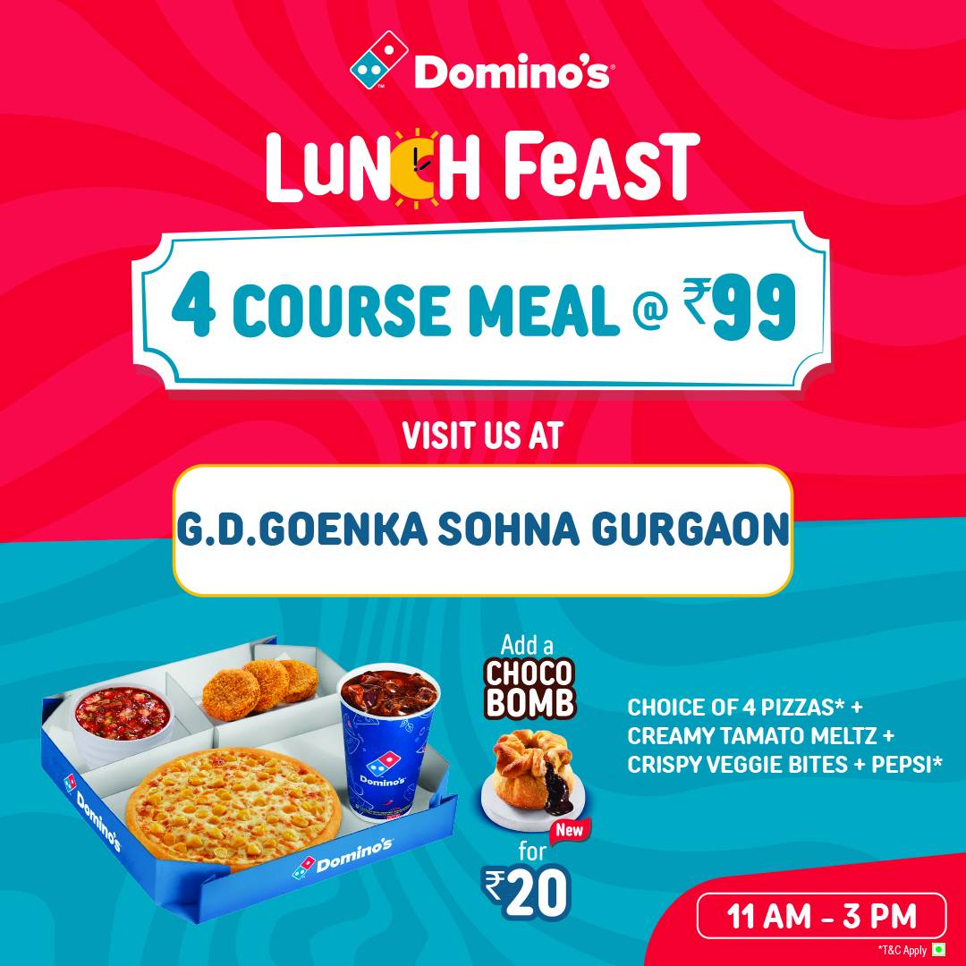 Domino's Pizza Sohna, Gurgaon menu