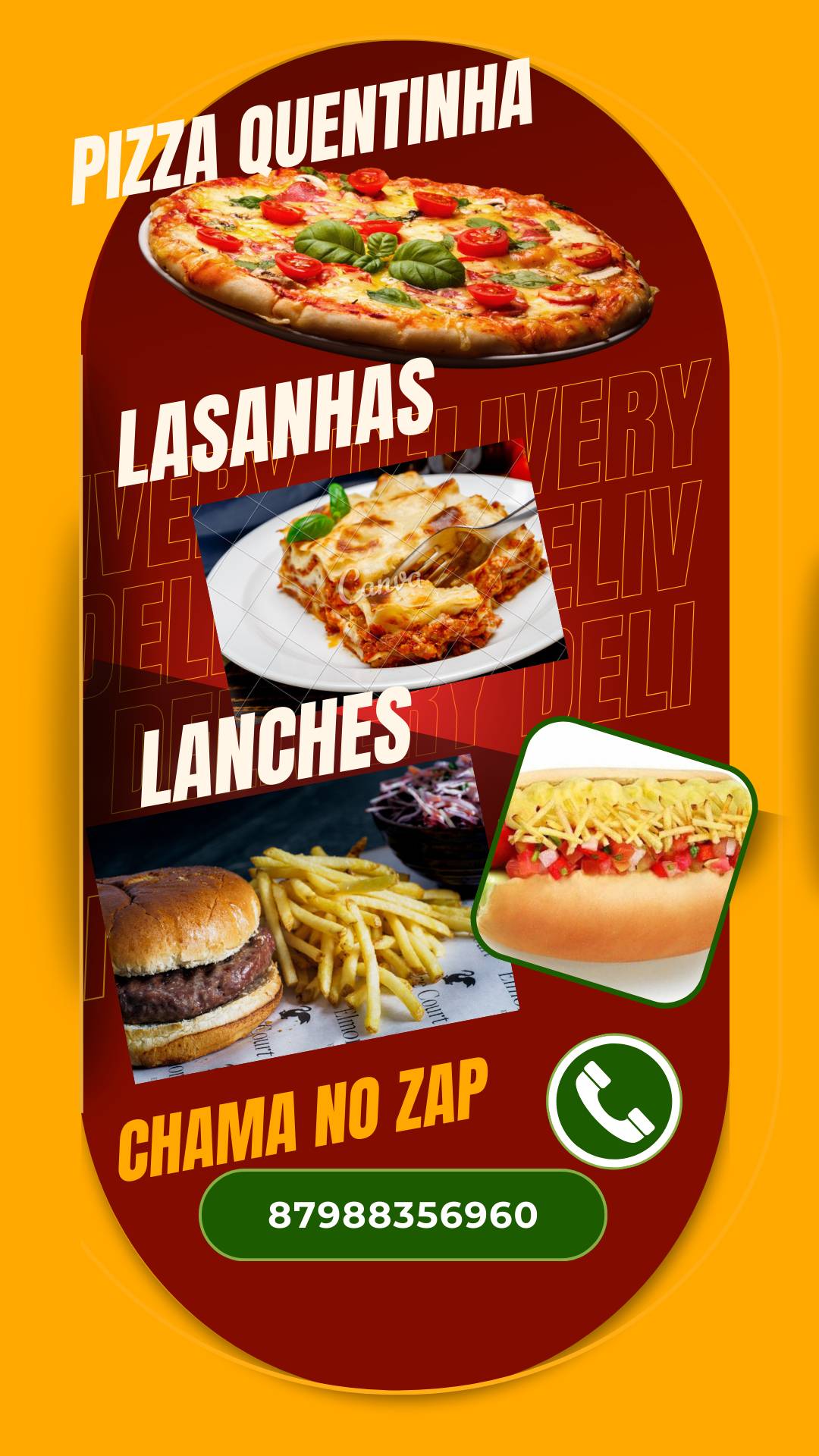 Pizzaria Roma cardápio