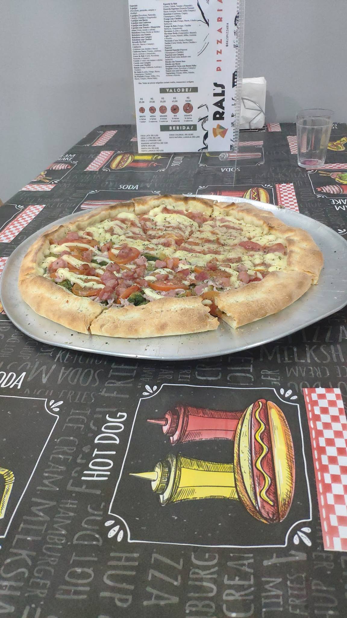 Ral's Pizzaria cardápio