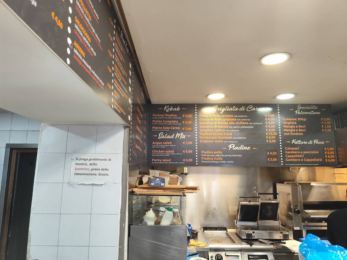 Menu di Testagrossa Focacceria 