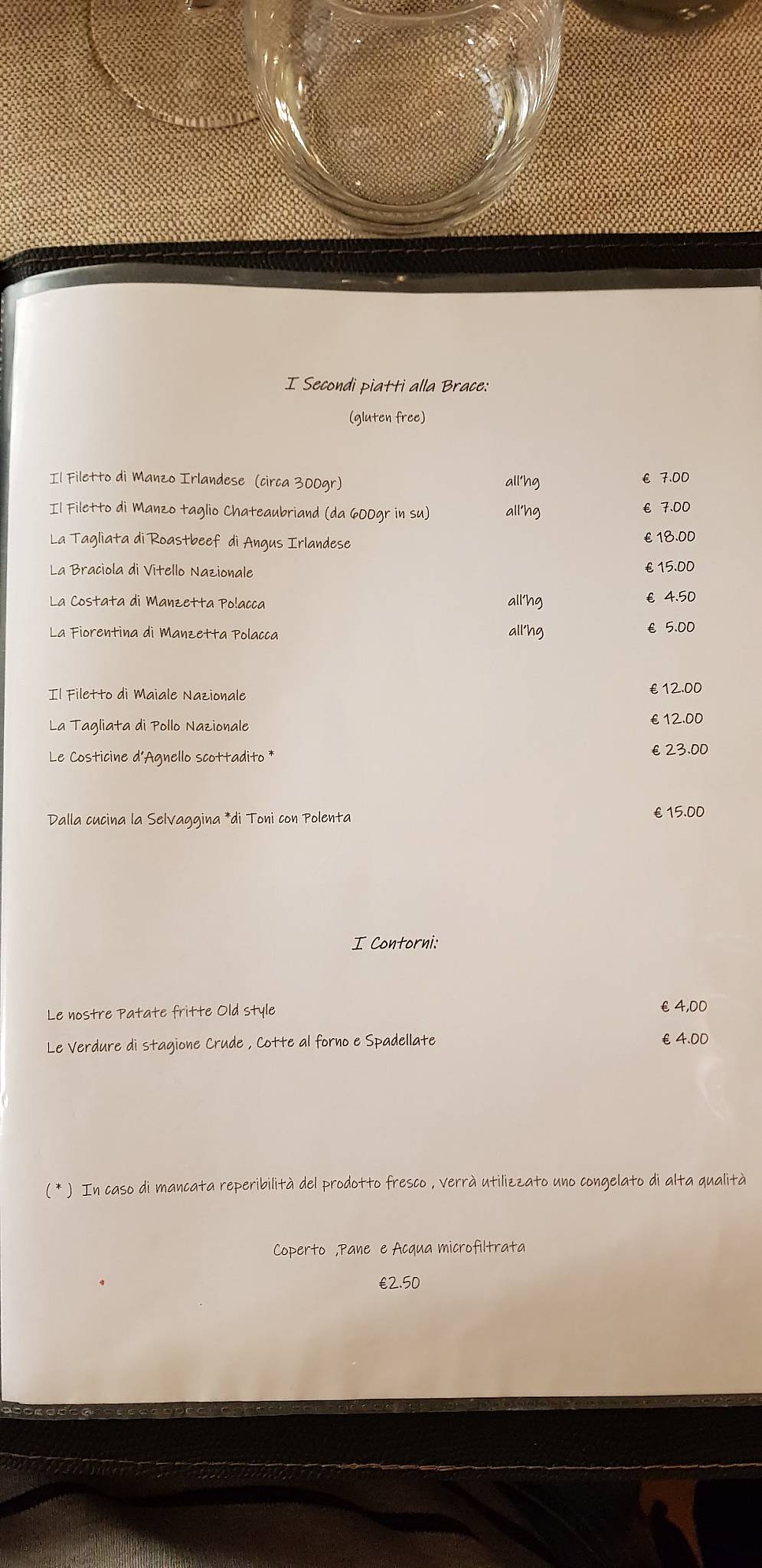 Menu di Ristorante Val Rojale 
