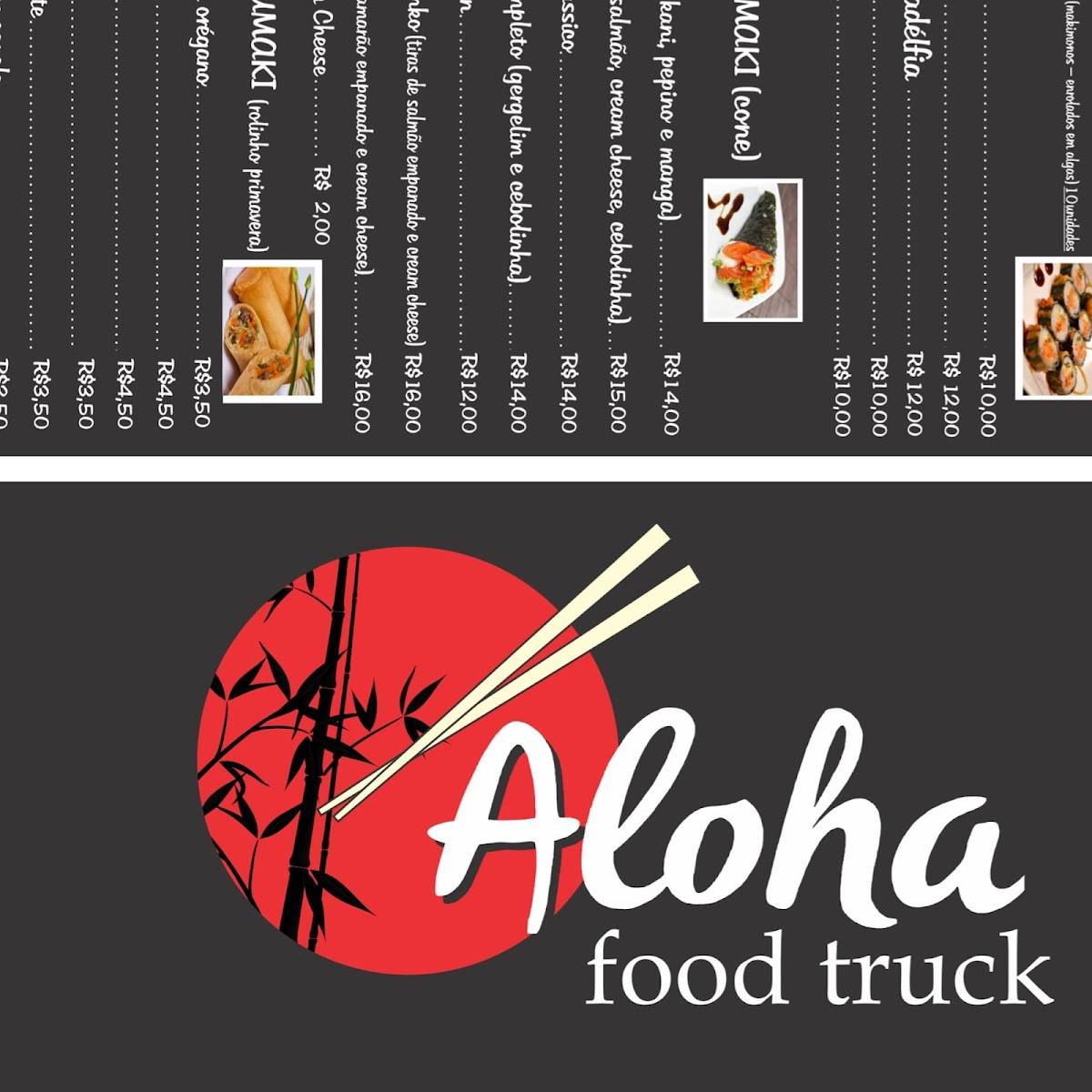 Aloha sushi RJ cardápio