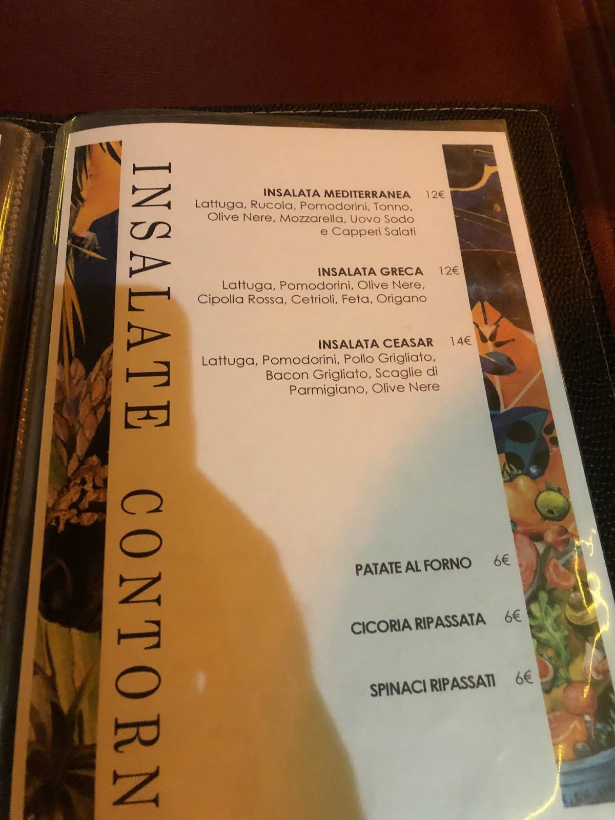 Menu di Anima Mundi 