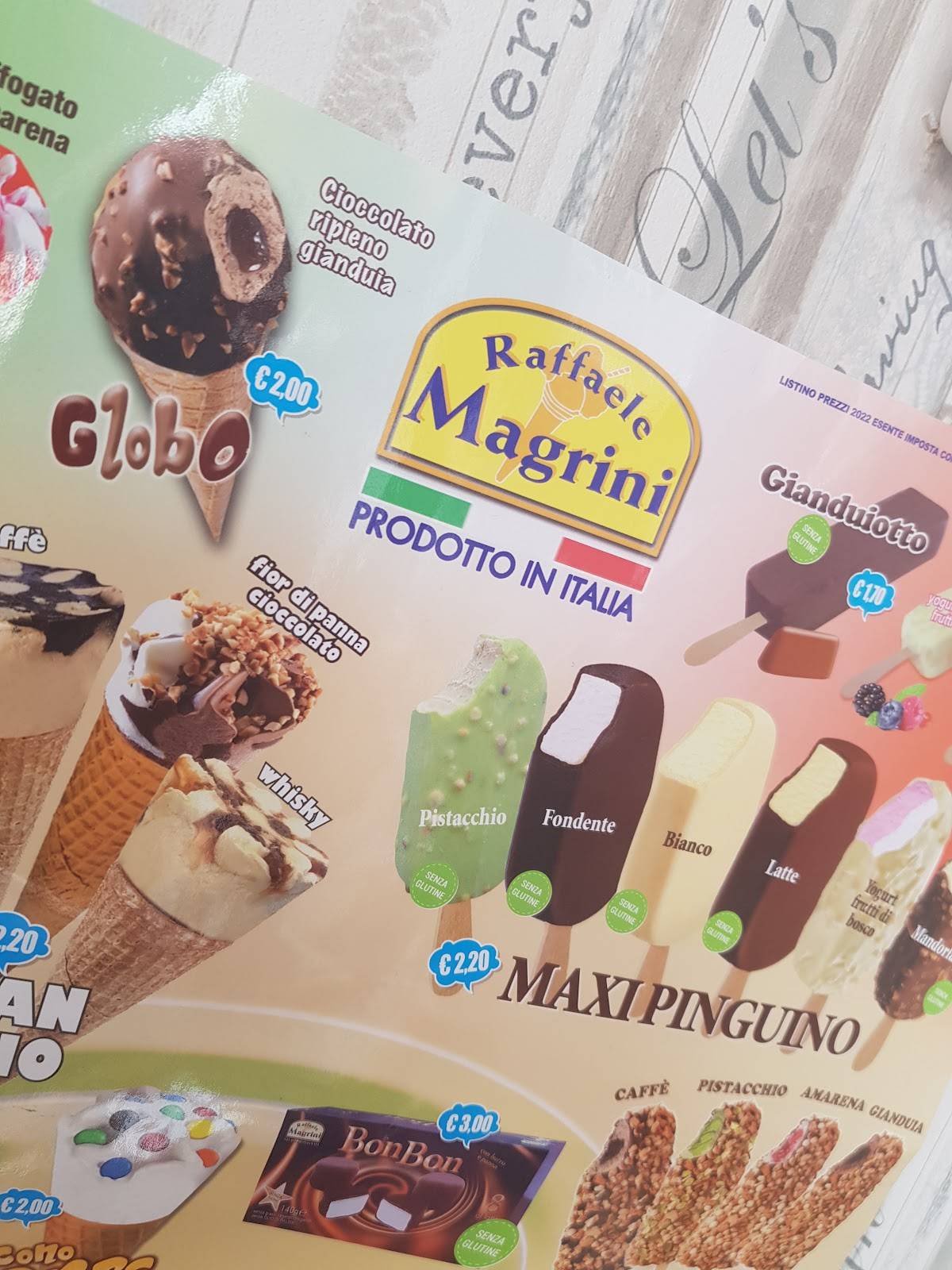 Menu di Bar Risto Caffè 