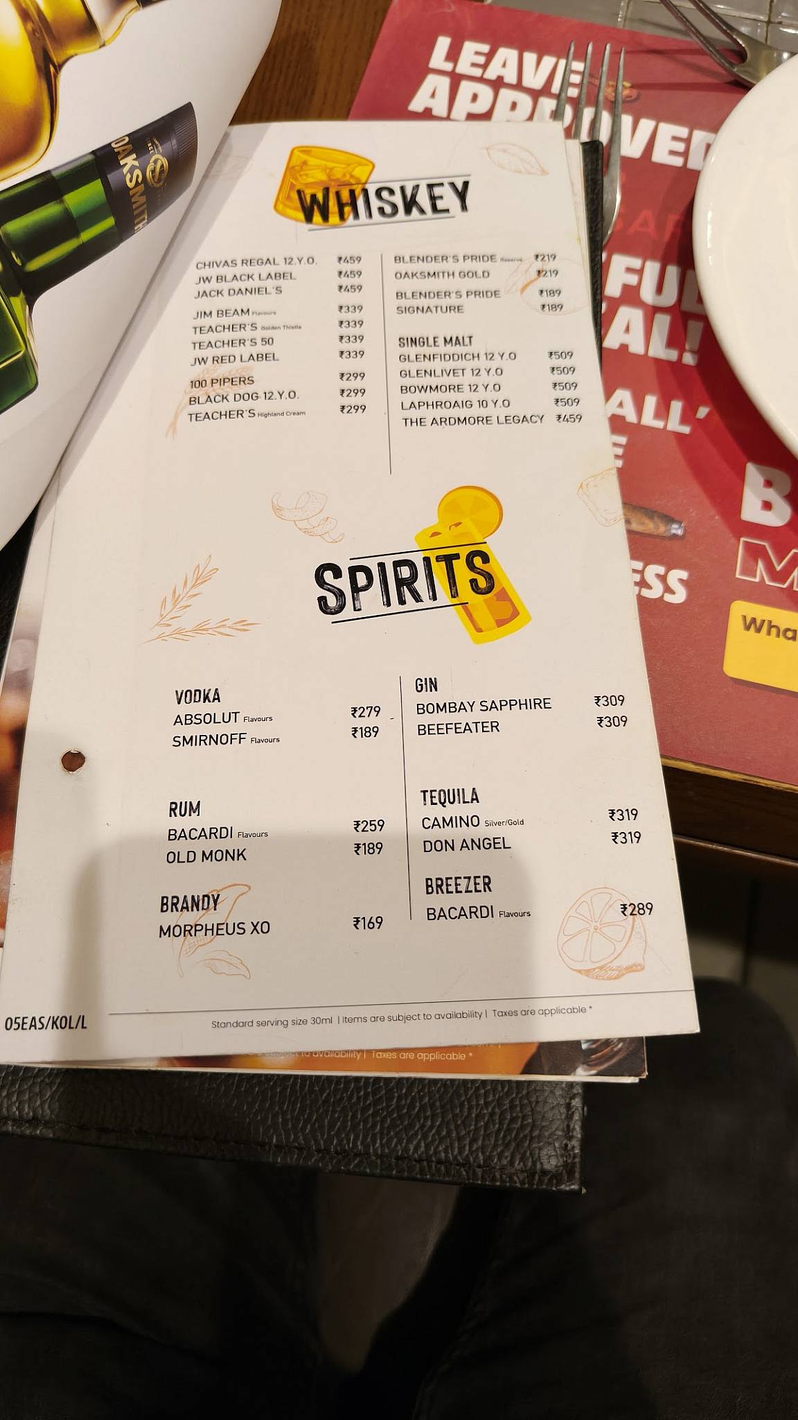 Barbeque Nation-Rajarhat menu