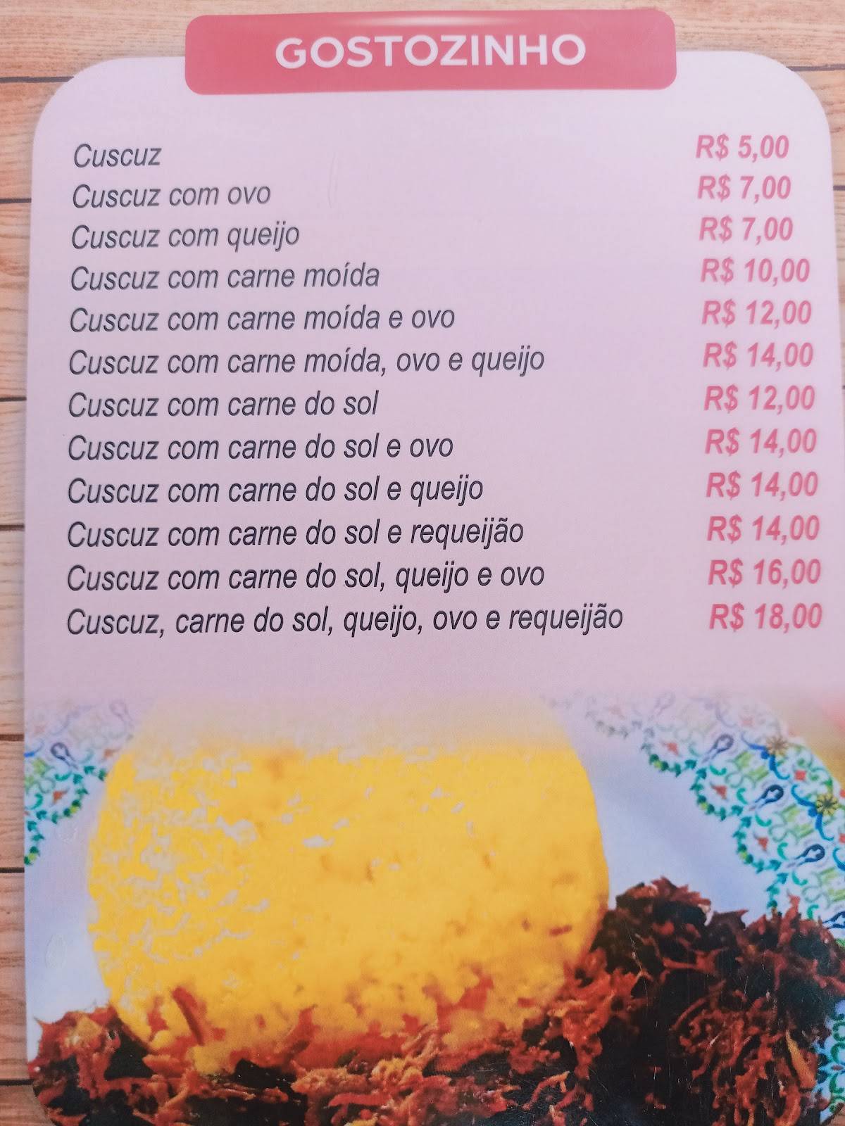 Café do Lago cardápio