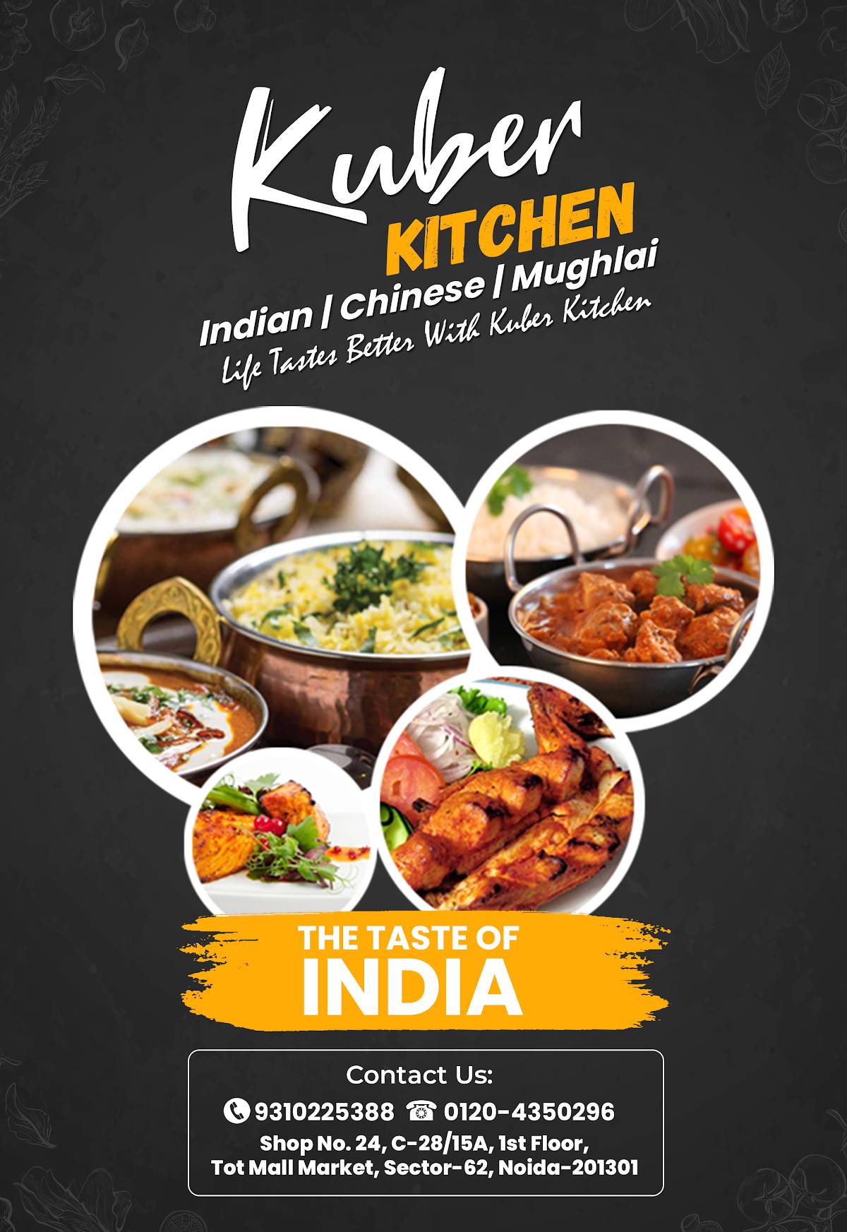 Kuber Kitchen menu