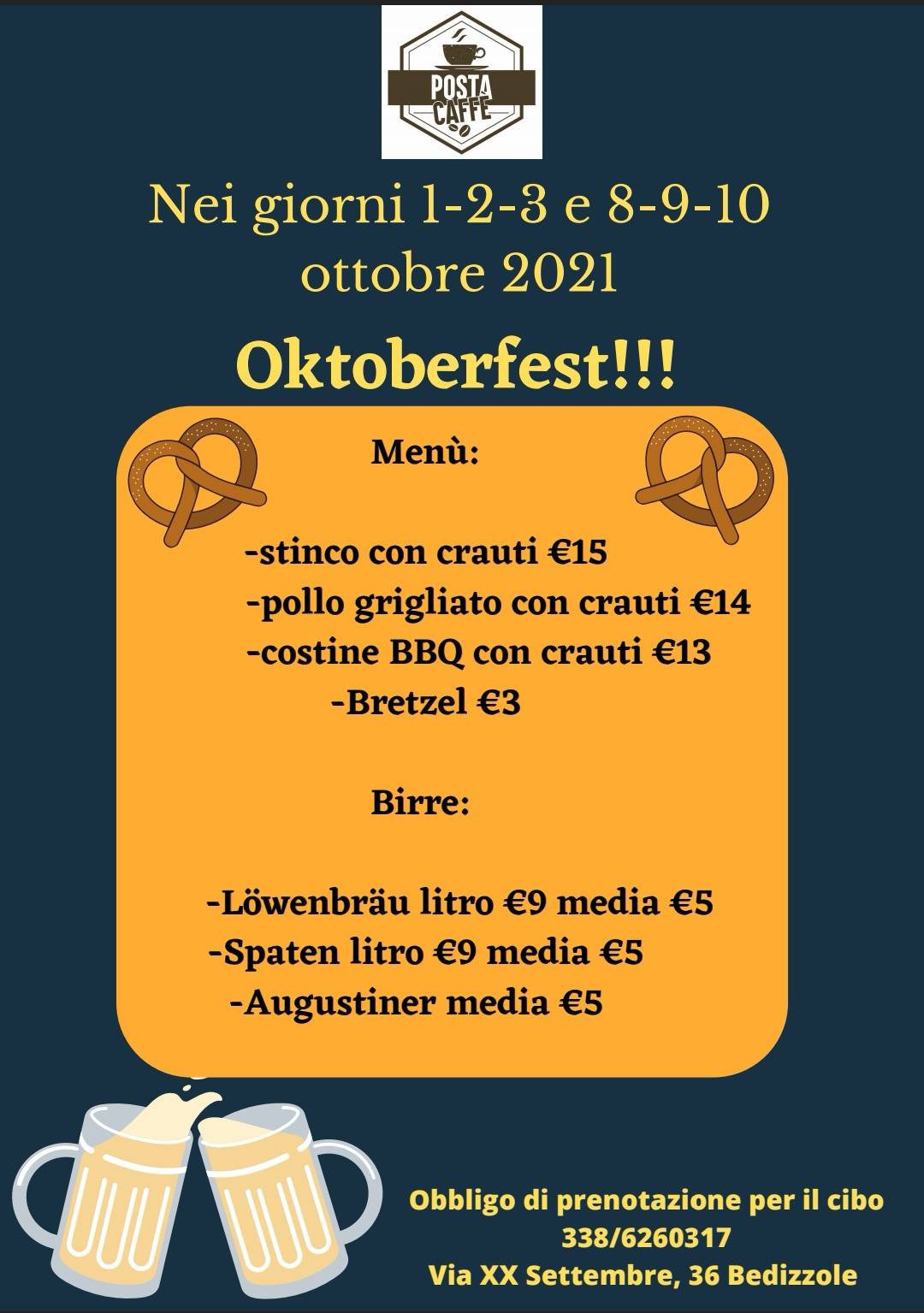 Menu di Posta Caffè 