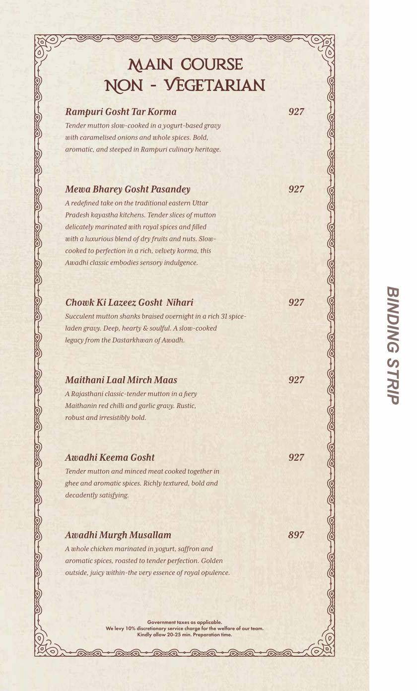 RASAYYAH menu
