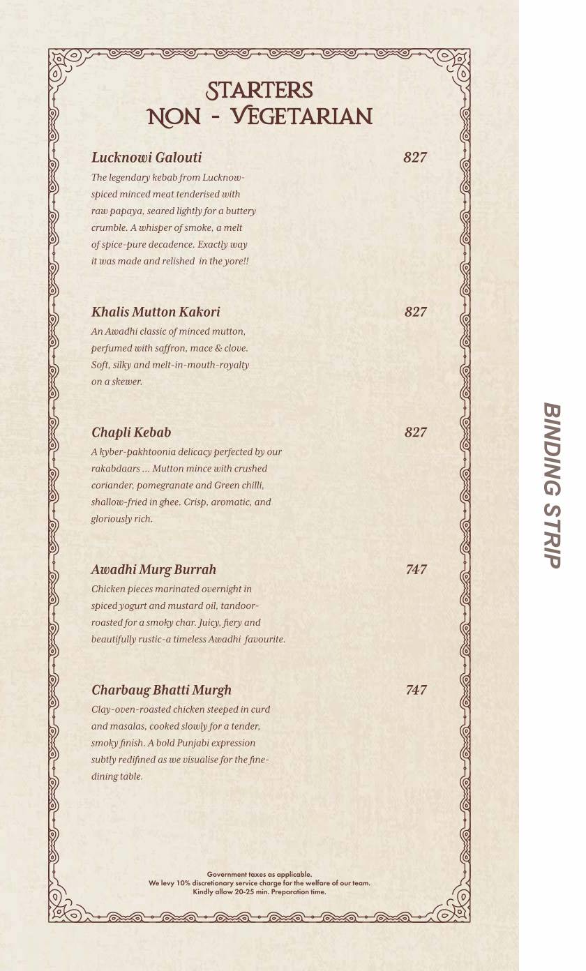 RASAYYAH menu