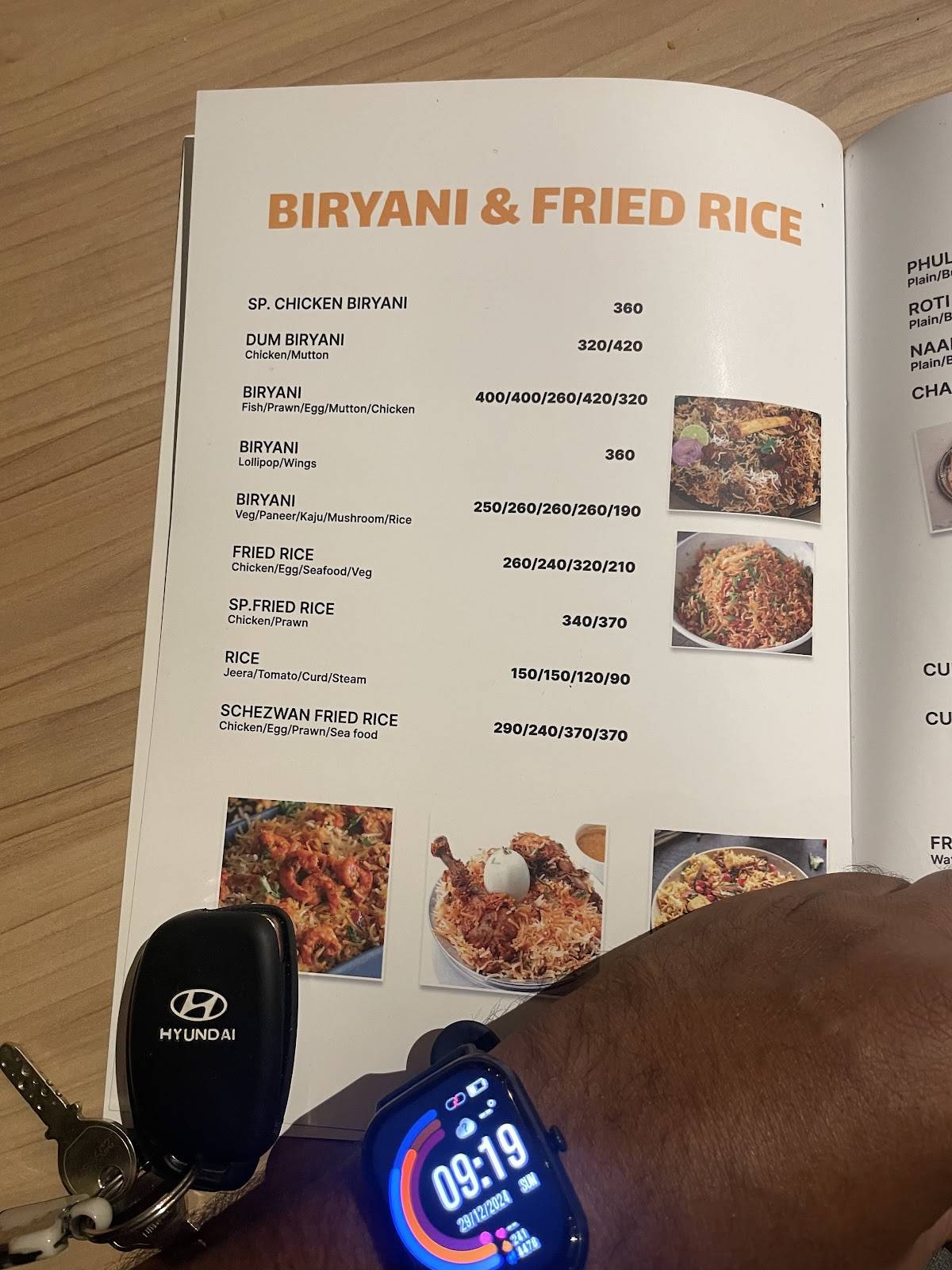 Riviera Restaurant menu