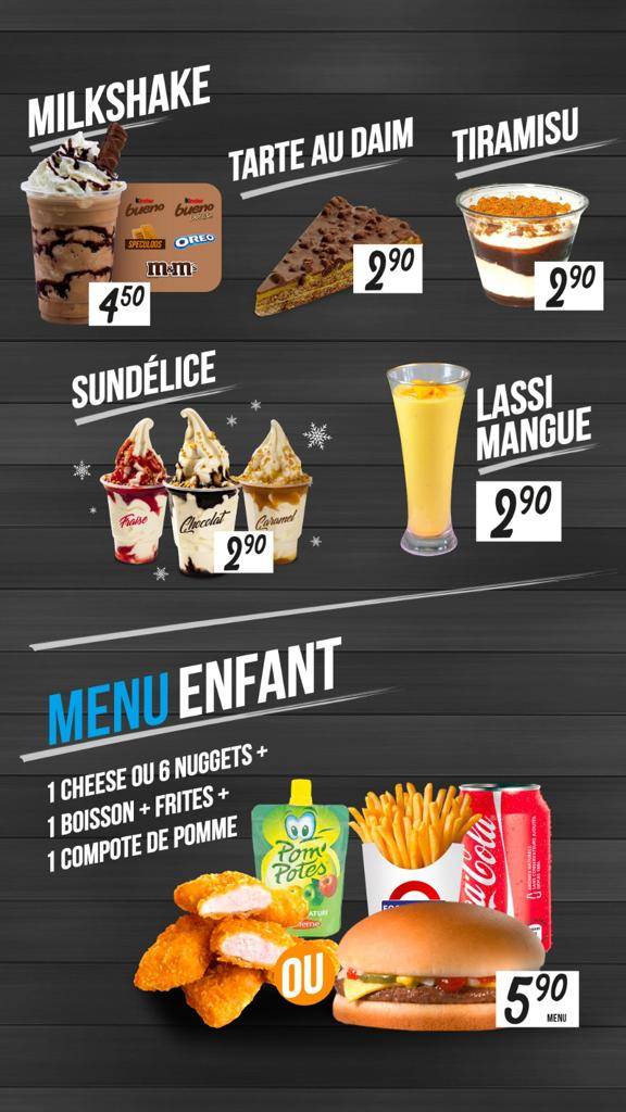 Menu de Food Station Rouen