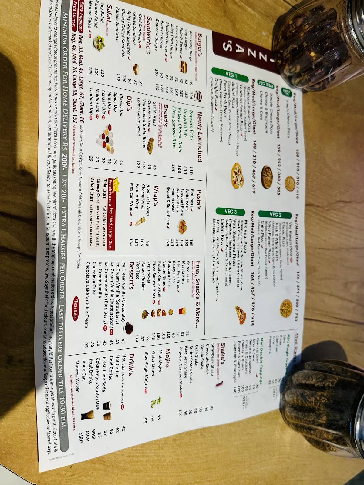 Hungry Point - Ropar menu